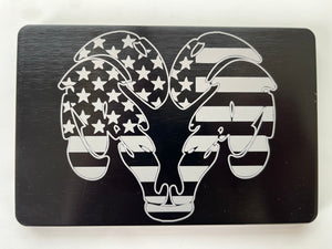 Ram American Flag Hitch Cover