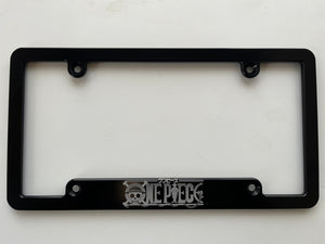 One Piece License Plate Frame