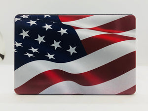 American Flag Color Waving Hitch Cover
