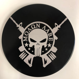 Molon Labe Punisher Hitch Cover