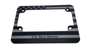 U.S. Navy Veteran American Flag Motorcycle Frame