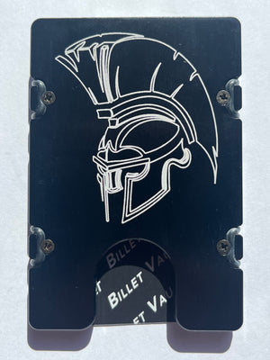 Spartan Helmet - Billetvault Aluminum Wallet