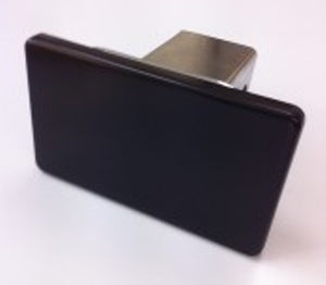 4”x6” Hitch Cover Aluminum Blank Anodized Black