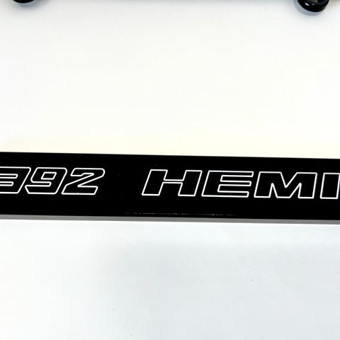 392 Hemi Billet Aluminum License Plate Frame – HMC BILLET