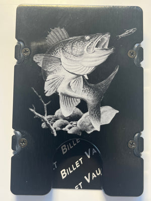 Walleye - BilletVault Aluminum Wallet