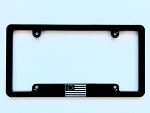 Betsy Ross American Flag Aluminum License Plate Frame