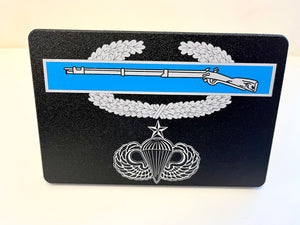 Army Combat Infantry Airborne Billet Aluminum Hitch Cover