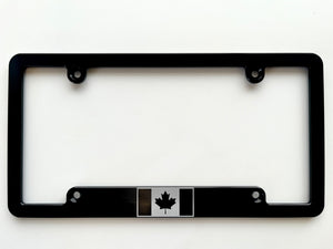 Canadian Flag Aluminum License Plate Frame