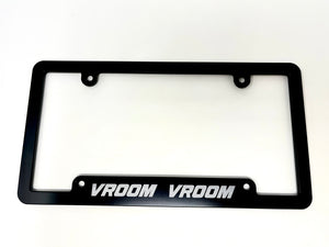 Vroom Vroom Billet Aluminum License Plate Frame