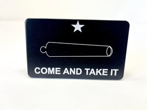 Come And Take It Texas Flag Hitch Cover