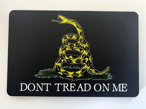 Dont Tread On Me Gadsden Flag Color/Black Hitch Cover