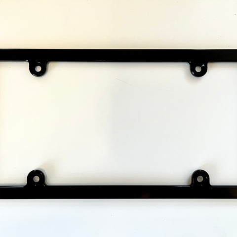 Hmc Billet Aluminum Slim Line License Plate Frame For Motorcycles – Black Anodized