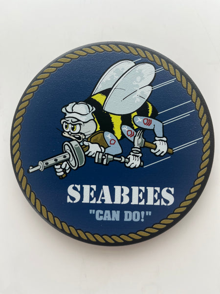 Seabees Navy Full Color Hitch Cover – HMC BILLET