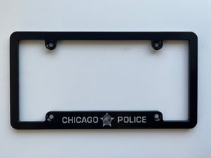 Chicago Police License Plate Frame