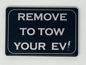 Remove To Tow Your EV Hitch Cover