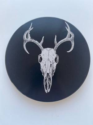 Deer Buck Skull Hitch Cover