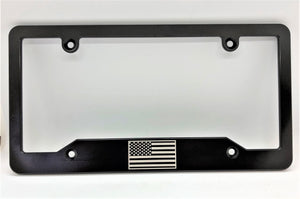 Small American Flag License Plate Frame