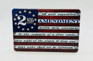 2nd Amendment Flag Trailer Hitch Cover