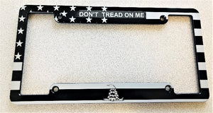 American Flag Don’t Tread On Me License Plate Frame