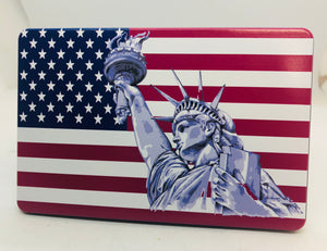 American Flag with Statue of Liberty UV Printed Hitch Cover