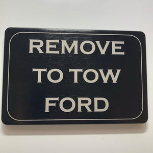 Remove To Tow Ford Hitch Cover