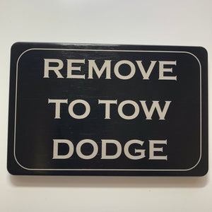 Remove To Tow Dodge Hitch Cover