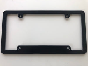 Standard SNP Black Aluminum License Plate Frame