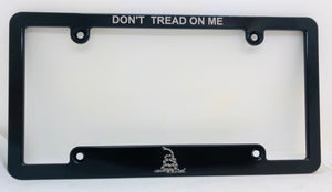 Don’t Tread On Me Snake License Plate Frame