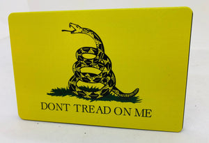 Dont Tread On Me Gadsden Flag Color Hitch Cover