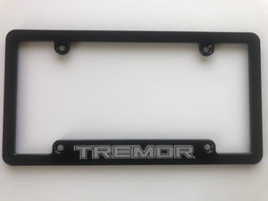 Tremor Aluminum License Plate Frame