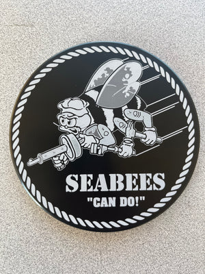 Seabees Navy Hitch Cover
