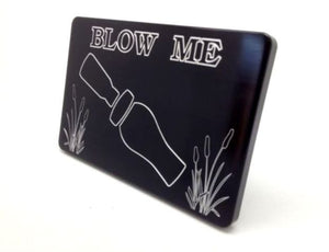 Blow Me Duck Call Hitch Cover