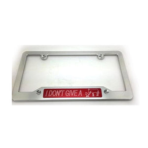 I dont give a rats ass Plate Frame