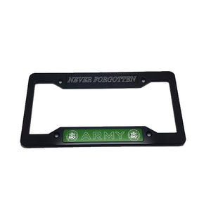 Never Forgotten Army License Plate Frame