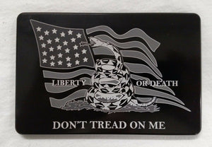 Don't Tread On Me American Flag Trailer Hitch Cover